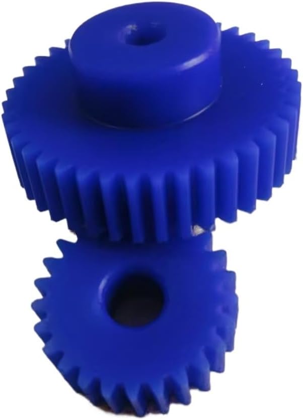 Plastic Motor Gear,1pcs 1 Module 18 Teeth Nylon Spur with Step 20mm Diameter Cylindrical 5mm 6mm 8mm 10mm Bore 1M 18T Pinion Spindle(8MM BORE)