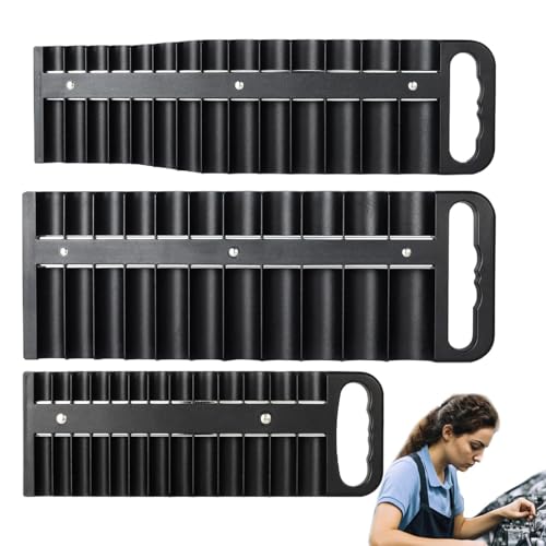 Magnetic Base Holder, Magnetic Tool Organiser, 3 Pieces, Base Holder, Portable Tool Organiser, Socket Set Organiser for Weddings, Birthdays - Image 8