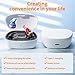 SIAIME Hearing Aids for Seniors Rechargeable Invisible in The Ear Design with 24H Battery DSP Noise Reduction OTC Hearing Aids for Mild to Moderate Hearing Loss Control Not Amplifiers (B+R)