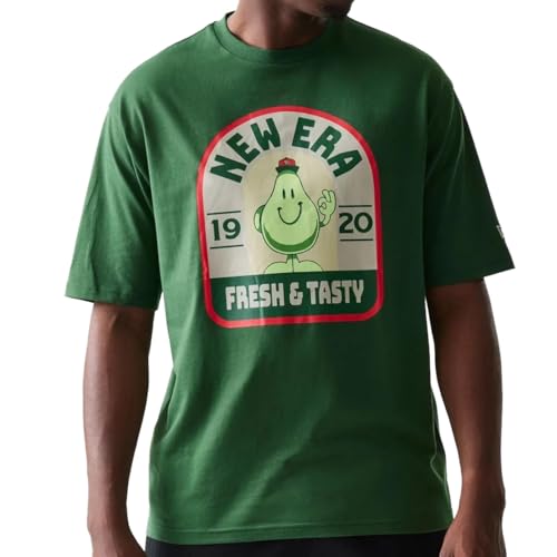 T-shirt New Era Pear Birne Fruit oversize vert en taille L pour un look streetwear moderne
