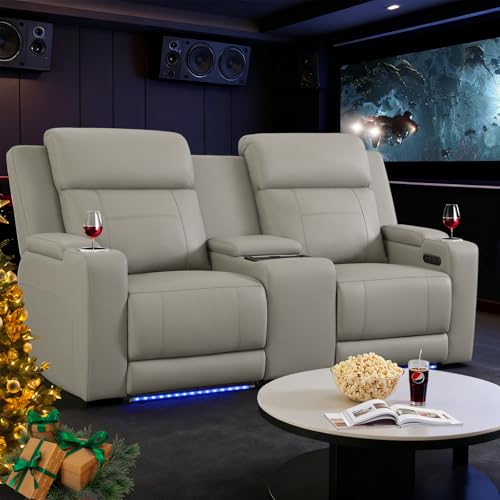 P.H.Furn Power Loveseat with Headrest