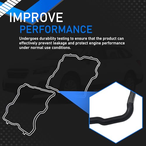 Image of VS50830R Engine Valve Cover Gasket Set with Spark Plug Seals Compatible with 2011-2019 Subaru Crosstrek Forester Impreza Legacy Outback XV Crosstrek Replaces VS50722 VS50814R GS33868