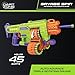 DART ZONE Savage Spin Semi-Auto Foam Dart Blaster – 45-Dart Triple-Drum Motorized Foam Dart Gun – NERF Dart Compatible Soft Bullet Toy Gun for Kids w. 90 Darts – AKA Adventure Force Gun – 80 ft Range
