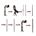 Fitlaya Fitness Home Gym Upper Body Workout Equipment-Chest Bicep Triceps Blaster, Shoulder Back and Arm Builder, Adjustable Spring Exercise bar(70-180lbs)