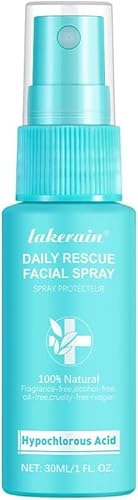 Hypochlorous Acid Spray Face, Daily Res-cue Facial Spray, 30ml Soothing Facial Spray Face Toner, Hydrating Face Mist, Skin Renew Toner, Skin Care Products for Sensitive Skin, All Skin Types