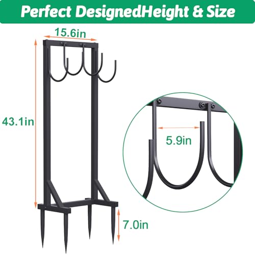 43 COZEER Freestanding Metal Garden Hose Holder Stand (Black) 14.14 + Free Shipping w/ Prime or on 35+ + 40% Off Code 01277MWX - image 6