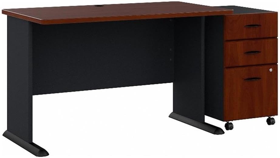 Amazon.com: Bush Business Furniture Series A 48W Corner Desk in Hansen ...