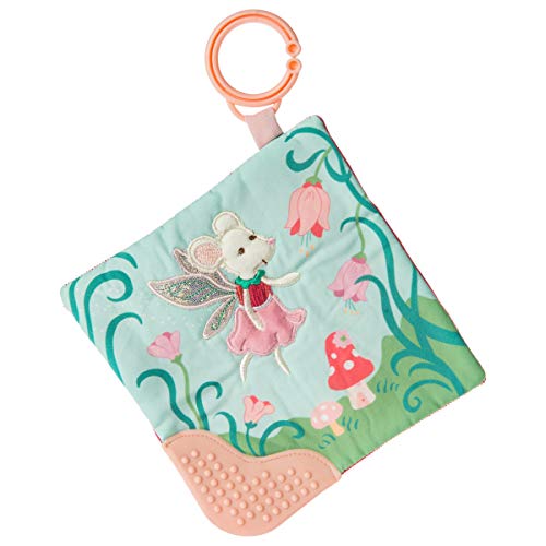 Image of Mary Meyer Fairyland Forest Crinkle Teether Toy with Baby Paper and Squeaker, 6 x 6-Inches, Fairy Mouse