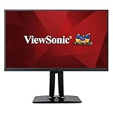 ViewSonic VP2785-4K 27' 4K Monitor USB Type C 100% AdobeRGB DCI-P3 HDR10 14-bit 3D LUT Color Calibration for Photography and Graphic Design (Renewed)