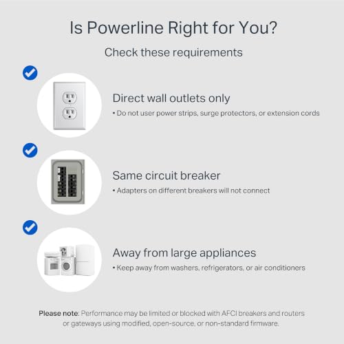 TP-Link AV1000 Powerline Ethernet Adapter KIT - Gigabit Port, Nano Size - image 4