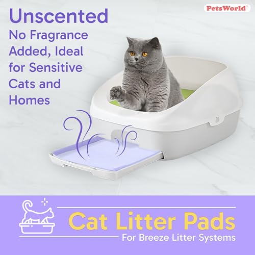 PETSWORLD Cat Pad Refills for Tidy Cats Breeze Litter System (400 Pads)