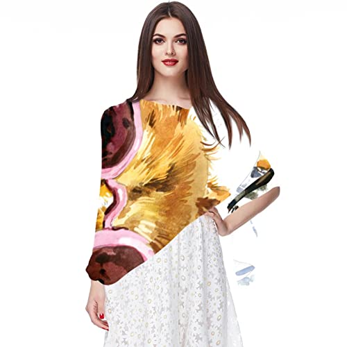 Foulard en mousseline de soie imprimé palmier tropical multicolore pour femme