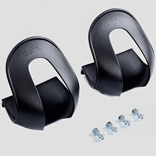 Delta Cycle Foot Fenders Bicycle Toe Clips - Bike Pedal Straps For Mountain Bikes, Cruisers And More - Wide Opening For Comfort And Convenience - Durable Construction Toe Clips For Bike Pedals #TOP4