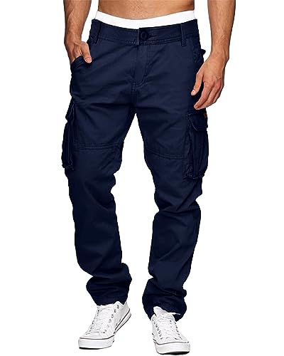 Rdruko Wanderhose Herren - Leichte Cargohose Mit 5 Taschen Für Outdoor Abenteuer