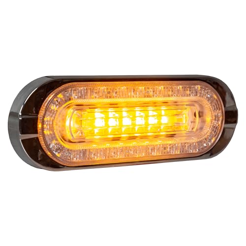 Image of Buyers Products 5626432 6 In Oval LED Stop Turn Tail Backup Strobe Light