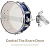 Drum Set Eastar 22 inch for Adults, 5 Piece Full Size Drum Kit Junior Beginner with Pedal Cymbals Stands Stool and Sticks, Metallic Blue #2