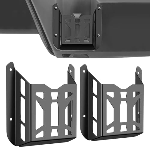Autodecor 1Up 2PCS Ultra-Tough UTV Door Pockets Fit for Polaris XD 1500 Doors 14-Gauge Steel Crushproof Design Rust-Proof Quick-Install UTV Door Pocket