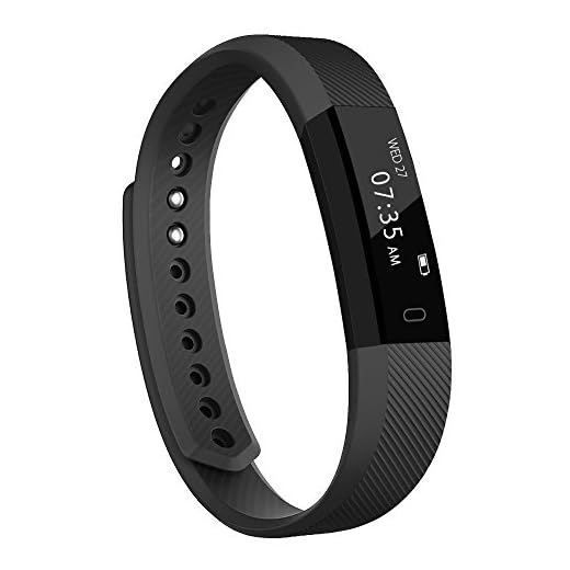 TOOBUR Slim Fitness Tracker Watch, Activity Tracker, Pedometer, Calorie Counter, Sleep Monitor,IP67 Waterproof Step Counter Watch with Wrist Silent Alarm Clock for Kids Girls Boys Teens