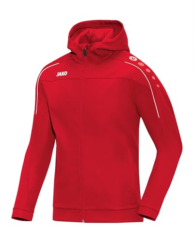 JAKO Damen Kapuzenjacke Classico, Rot, 44 – Ansicht 1