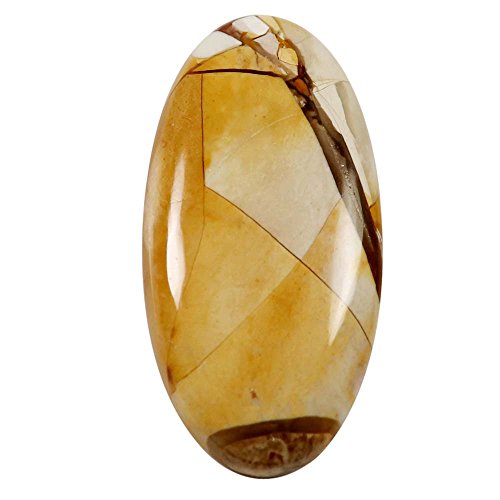 Jaspe mookaite brisé ovale naturel cabochon 45,65 carats pierre en vrac pour création pendentif