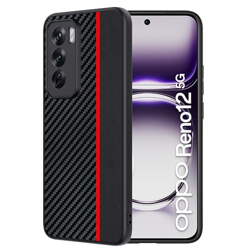 FDHYFGDY Cover per Oppo Reno 12 5G Custodia, protezione fotocamera di alta qualità, custodia antiurto e antigraffio, Custodia protettiva per Oppo Reno 12 5G Cover
