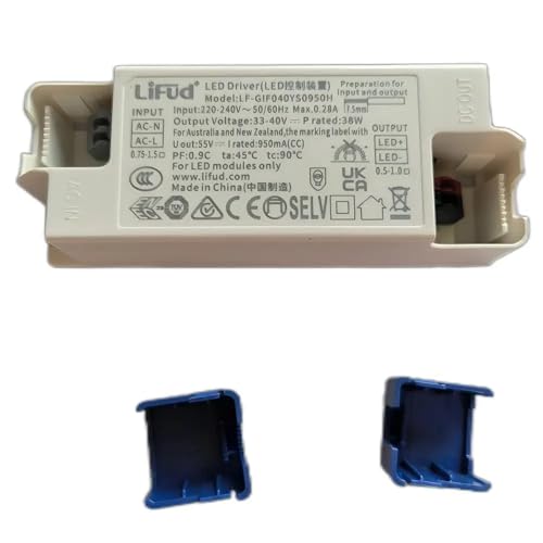 Pilote LED 38W 950mA LF-GIF040YS0950H pour luminaire de rail et panneau