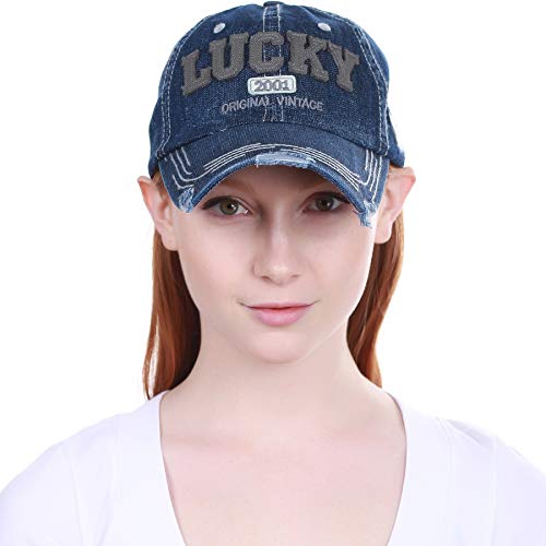 Image of Fashion Vintage Distressed Washed Assorted Baseball Cap Dad Hat Adjustable Unisex