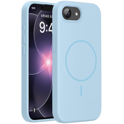 Miracase iPhone 17e �p �P�[�X MagSafe�Ή� �V���R�� ���炳��G�� 3.0�~�� ���^ �}�O�l�b�g���� iPhone 16e �p �P�[�X �ϏՌ� �Ռ��z�� �����ӂ���17e �����ӂ���16e �N���[�u�p�[�v��