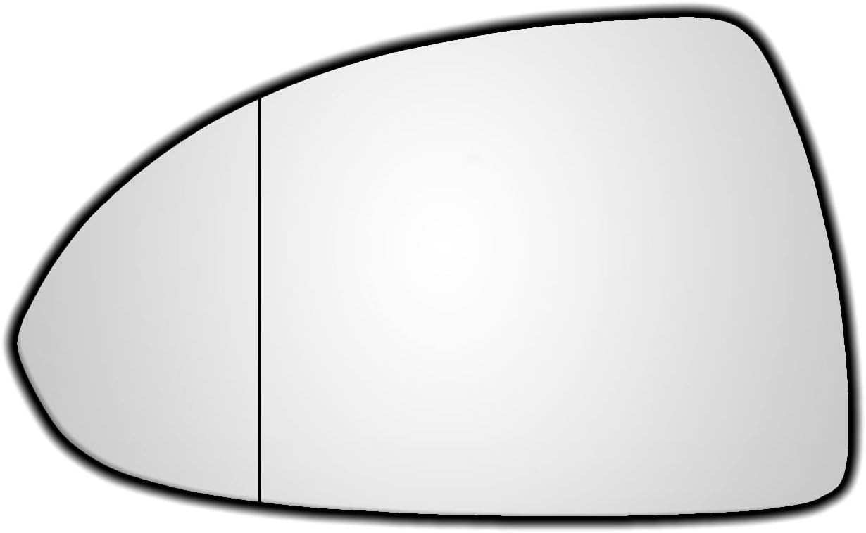 Wing mirror glass replacement LEFT PASSENGER NEARSIDE - Compatible with Vauxhall Corsa D E 2006-2019 - TO STICK ON Car side wing mirror blindspot - Blind spot mirrors for cars