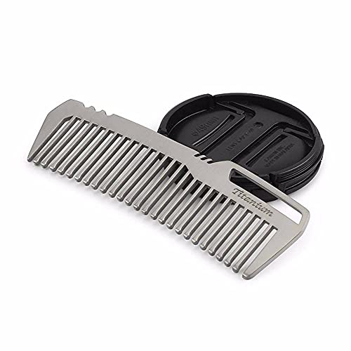 Peine portátil de titanio antiestático para cabello miniatura 3