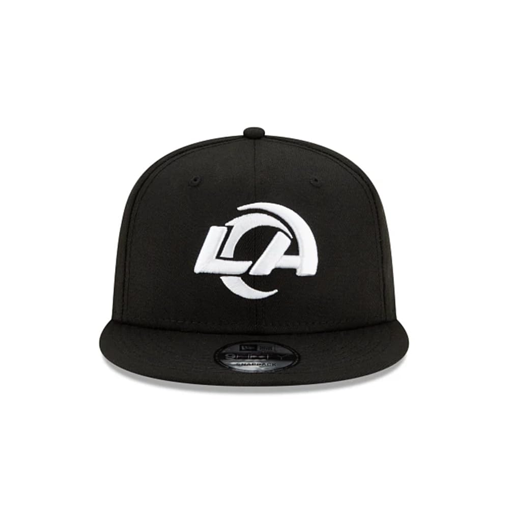 New Era NFL 9FIFTY Black White Adjustable Snapback Hat Cap One Size Fits All