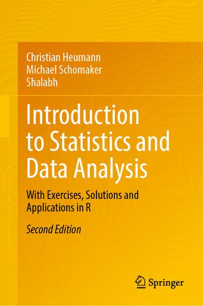 Introduction to Statistics and Data Analysis