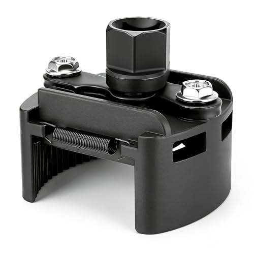 Xahpower Chiave Universale per Filtro Olio 60-80 mm, Antiscivolo e Regolabile, Chiave Filtro Olio per Piccole e Medie Dimensioni Auto, Camion