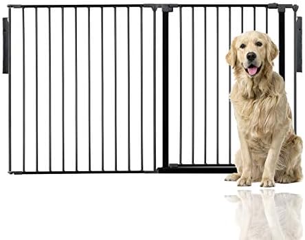 Bettacare Premium Multi Panel Flexible Pet Barrier (Upto 144cm (70cm Tall), Black)