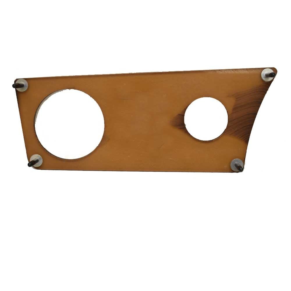 Boat Blank Gauge Panel | 12 3/4 x 5 1/8 Inch Acrylic