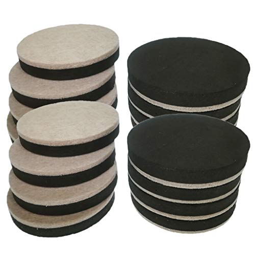 Generic 16 X Kit Controles slizantes para Móveis Feltro, Almofadas Móveis para Móveis, Protetor Piso