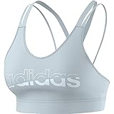 Sport-BH für Damen adidas W D2M Brand BT Sport-BH, Damen, Matver/Schwarz, L