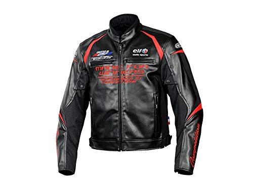 Amazon | [エルフ] バイク用ジャケット ｴｳﾞｫﾙﾂｨｵｰﾈPUﾚｻﾞｰｼﾞｬｹｯﾄ 