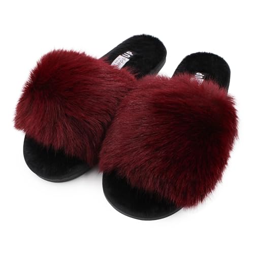Image of VRITRAZ Women's Comfort Slip On Closed Toe Warm Winter with Cute Design print House Clog Indoor Slipper