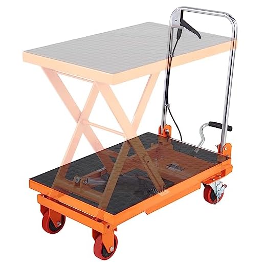 VEVOR Hydraulic Lift Table Cart