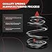 A-Premium 2Pcs Front Suspension Coil Spring Set Compatible with BMW F23 F30 F31 F80 220i 228i 230i 320i 328i 420i 428i 430i, Driver and Passenger Side, Replace# 31336851920