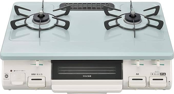 Amazon.co.jp: ガスコンロ ガステーブル 幅約60cm 片面焼グリル 右強火