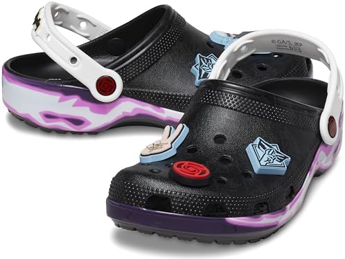 Crocs Unisex Jujutsu Kaisen Classic Clogs, Black, Numeric_8 US Men | Image 5