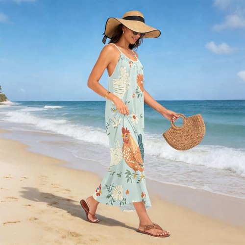 Robe longue dos nu fleurie pour vos soirées d'été et sorties à la plage