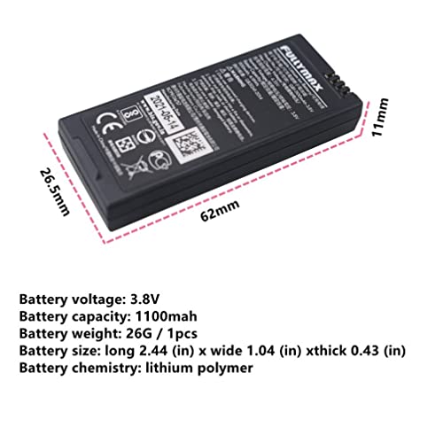 Image of Accessories 2PCS 3.8V 1100mAh Lithium Battery for DJI Tello RC Quadcopter Spare Parts Drone Battery