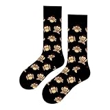 Calcetines Altos Divertidos Unisex con Dibujos de Monos, Talla única 37-44