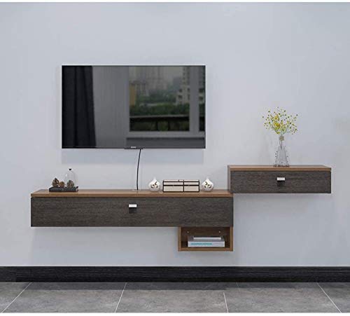 Schwimmendes Regal Schwimmendes Wand-TV-Regal TV-Konsole An der Wand montierte Medienkonsole TV-Ständer Komponentenregal