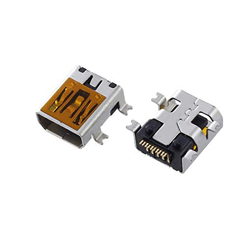 10 conectores hembra mini USB tipo B de 10 pines SMT SMT SMD