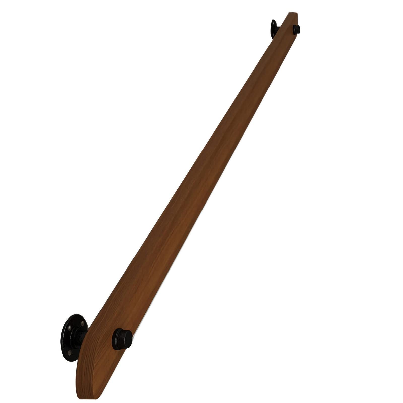 Main courante en bois escalier intérieur pour éviter les chutes des seniors