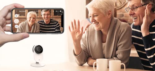 Babá Eletrônica Monitor Do Bebê Compatível com Alexa - Câmera de Vigilância Sem Fio Video 1080p HD e